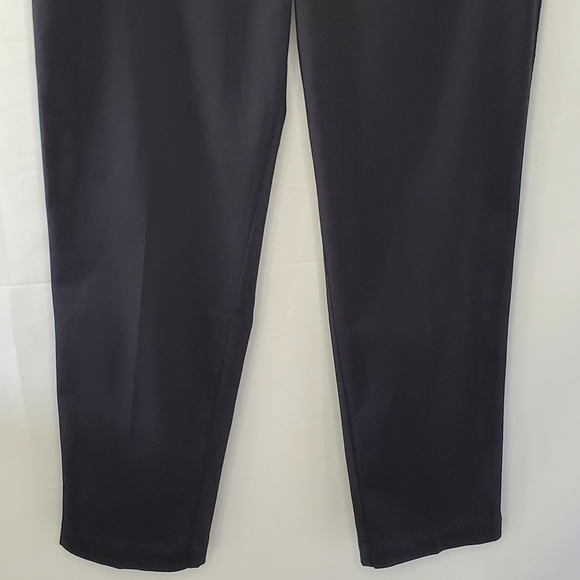 Gap High Rise Slim Crop Pants Size 16 Tall Black Academia Career NWT - Picture 3 of 15